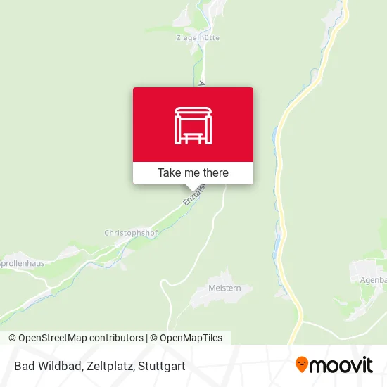 Карта Bad Wildbad, Zeltplatz