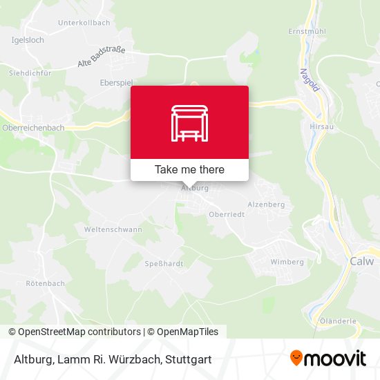 Altburg, Lamm Ri. Würzbach map