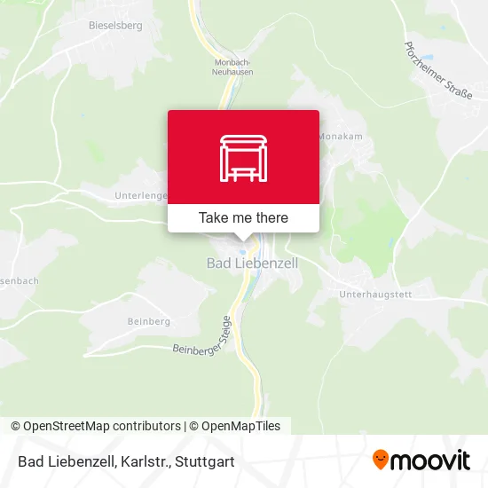 Карта Bad Liebenzell, Karlstr.
