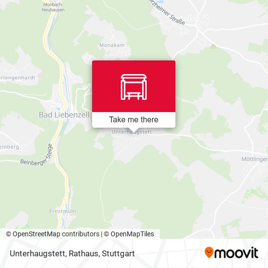 Unterhaugstett, Rathaus map