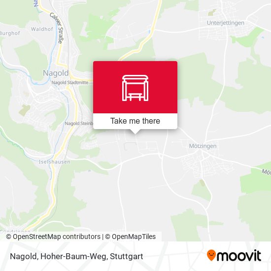 Карта Nagold, Hoher-Baum-Weg