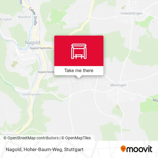 Карта Nagold, Hoher-Baum-Weg