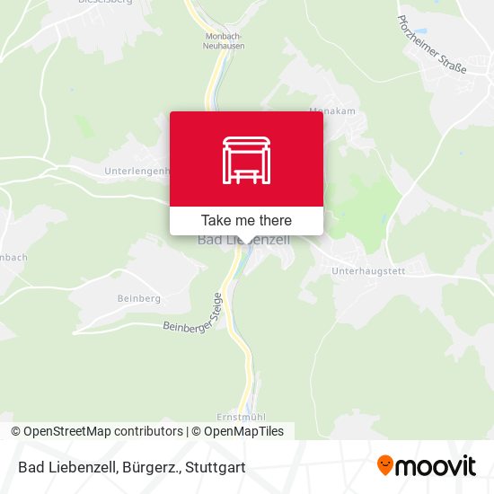 Bad Liebenzell, Bürgerz. map