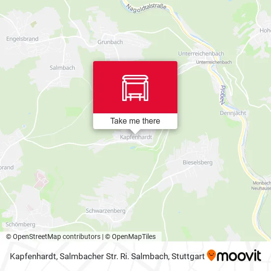 Карта Kapfenhardt, Salmbacher Str. Ri. Salmbach