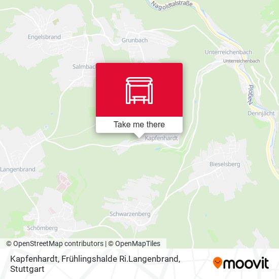 Kapfenhardt, Frühlingshalde Ri.Langenbrand map
