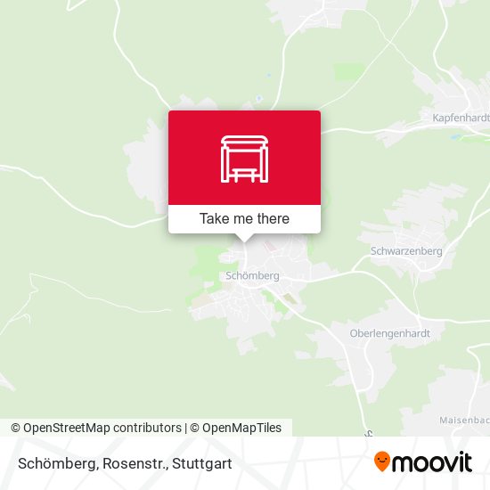 Schömberg, Rosenstr. map