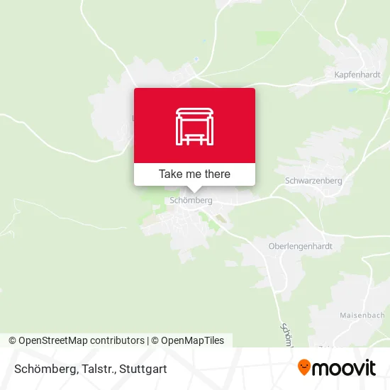 Карта Schömberg, Talstr.