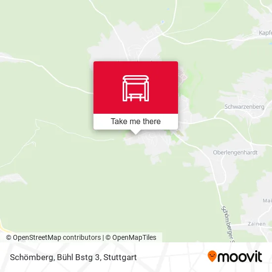Карта Schömberg, Bühl Bstg 3