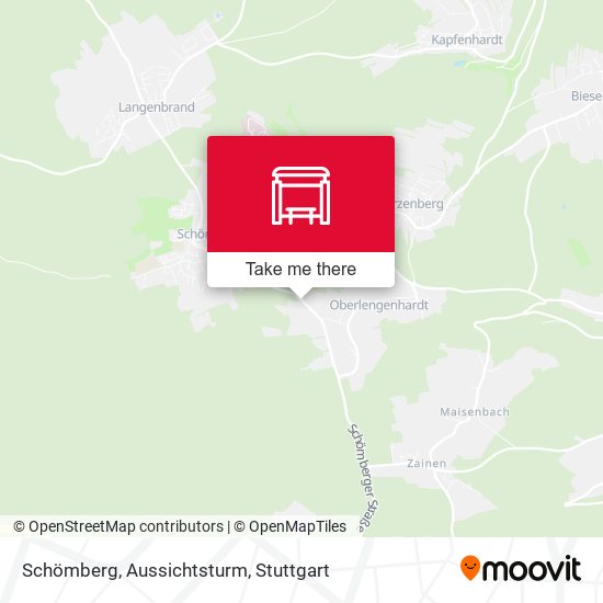 Schömberg, Aussichtsturm map