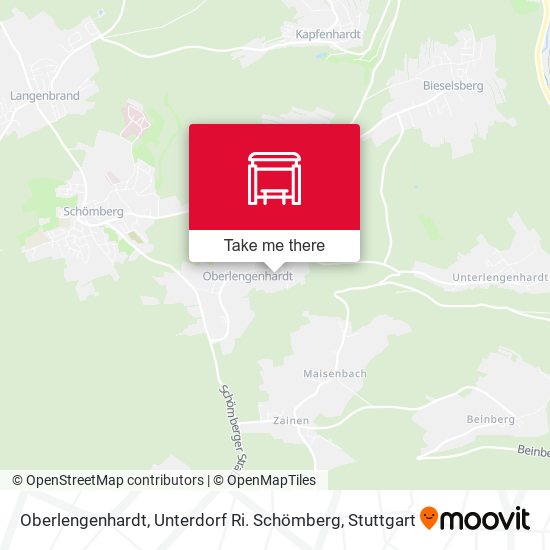 Oberlengenhardt, Unterdorf Ri. Schömberg map