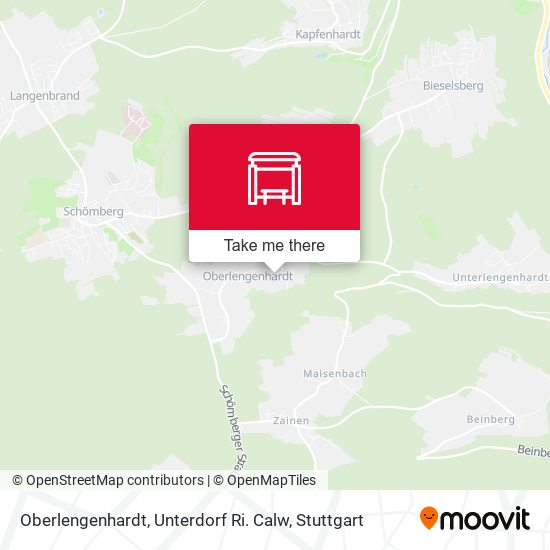 Oberlengenhardt, Unterdorf Ri. Calw map