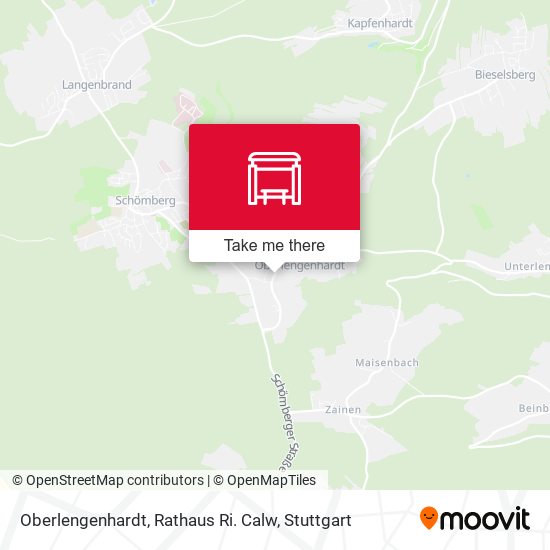 Карта Oberlengenhardt, Rathaus Ri. Calw