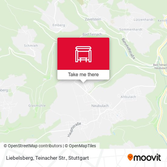 Liebelsberg, Teinacher Str. map