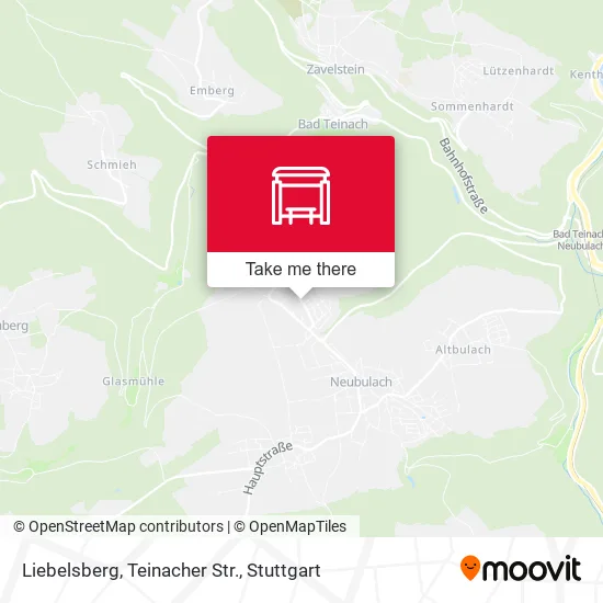 Карта Liebelsberg, Teinacher Str.