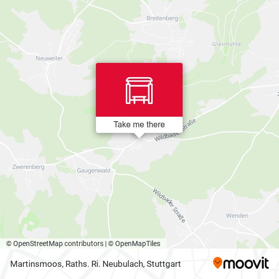 Martinsmoos, Raths. Ri. Neubulach map