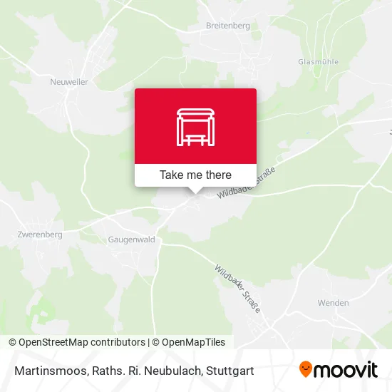 Martinsmoos, Raths. Ri. Neubulach map
