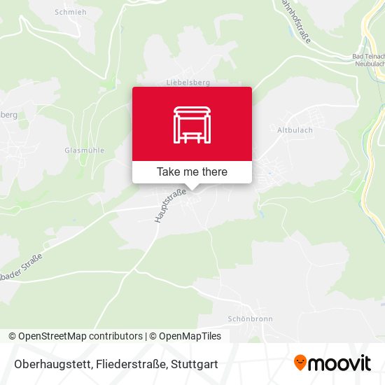 Oberhaugstett, Fliederstraße map