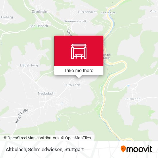 Altbulach, Schmiedwiesen map