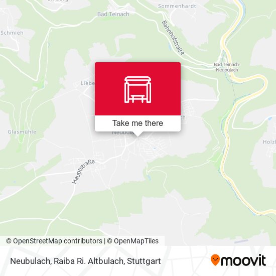 Neubulach, Raiba Ri. Altbulach map