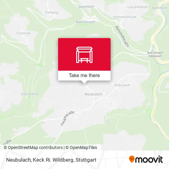 Карта Neubulach, Keck Ri. Wildberg