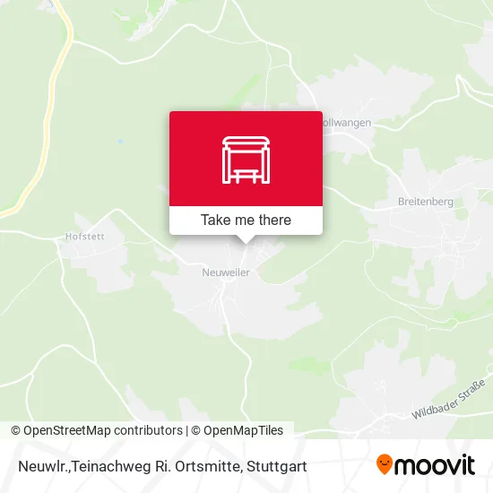 Карта Neuwlr.,Teinachweg Ri. Ortsmitte