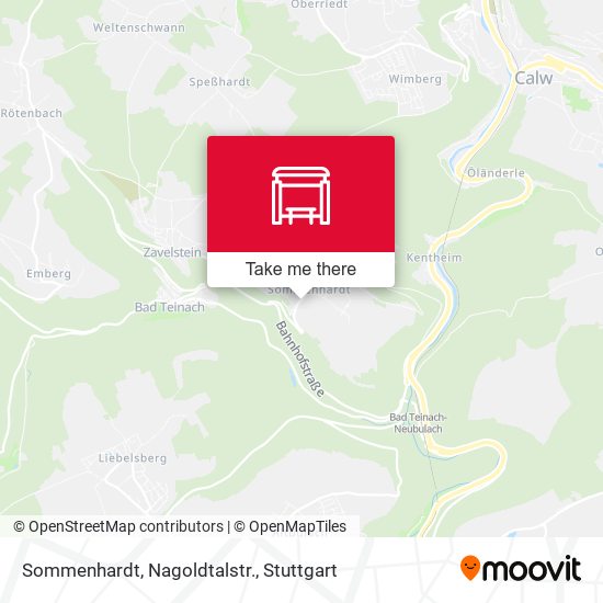 Sommenhardt, Nagoldtalstr. map