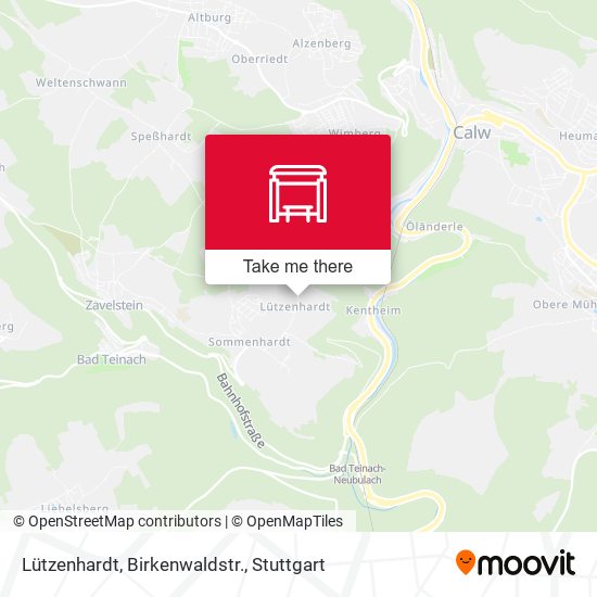 Lützenhardt, Birkenwaldstr. map