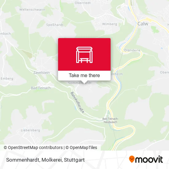 Карта Sommenhardt, Molkerei