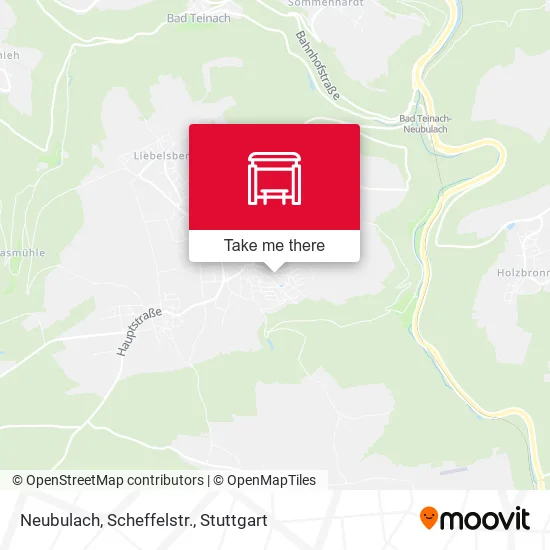 Neubulach, Scheffelstr. map