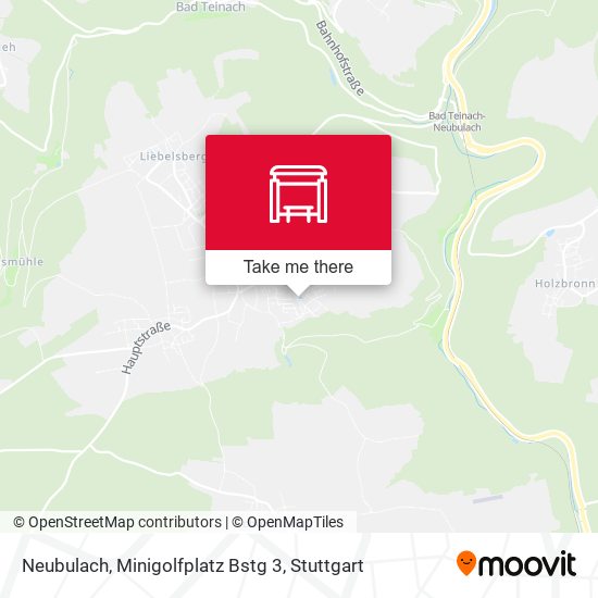 Neubulach, Minigolfplatz Bstg 3 map