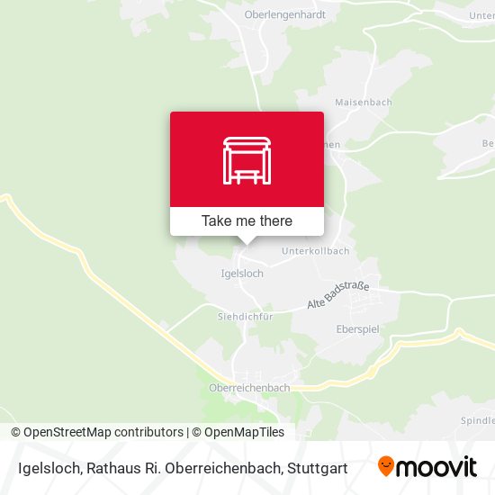 Igelsloch, Rathaus Ri. Oberreichenbach map