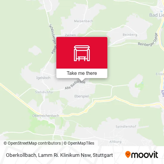 Карта Oberkollbach, Lamm Ri. Klinikum Nsw