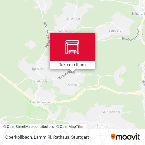 Oberkollbach, Lamm Ri. Rathaus map