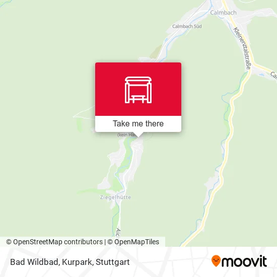 Карта Bad Wildbad, Kurpark