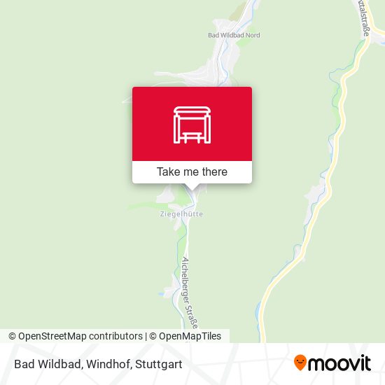 Карта Bad Wildbad, Windhof