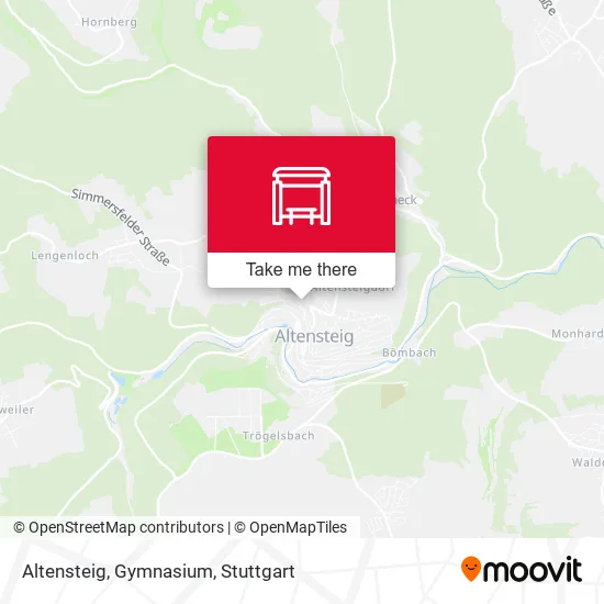 Карта Altensteig, Gymnasium