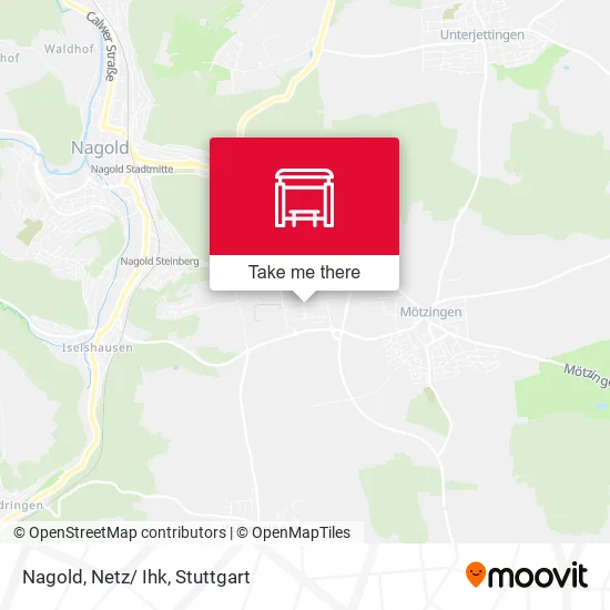 Карта Nagold, Netz/ Ihk