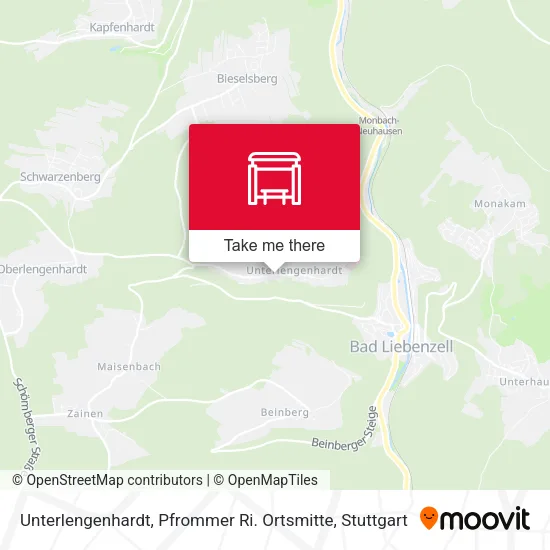 Карта Unterlengenhardt, Pfrommer Ri. Ortsmitte