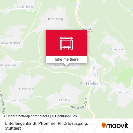 Карта Unterlengenhardt, Pfrommer Ri. Ortsausgang