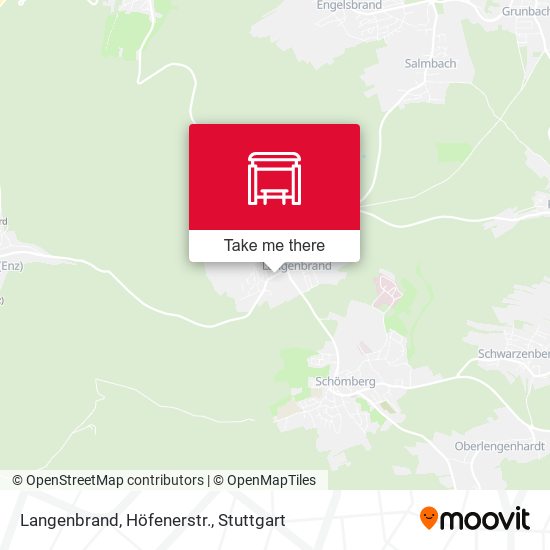 Langenbrand, Höfenerstr. map