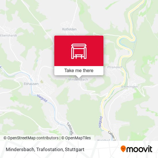 Mindersbach, Trafostation map