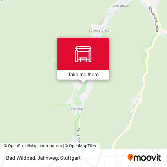 Карта Bad Wildbad, Jahnweg