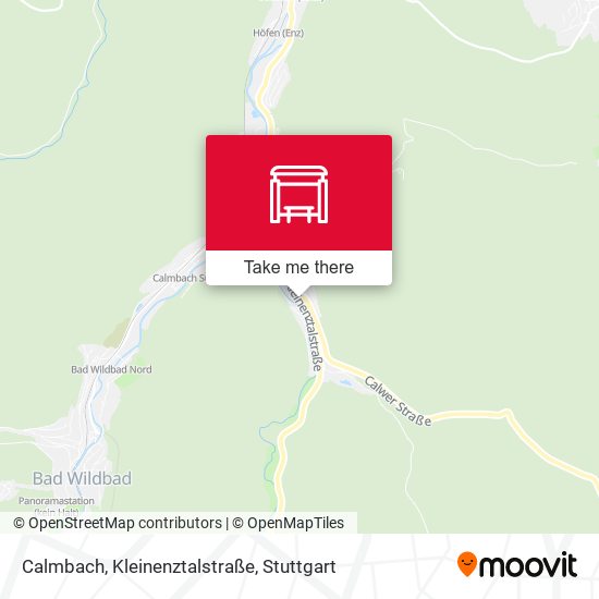 Calmbach, Kleinenztalstraße map