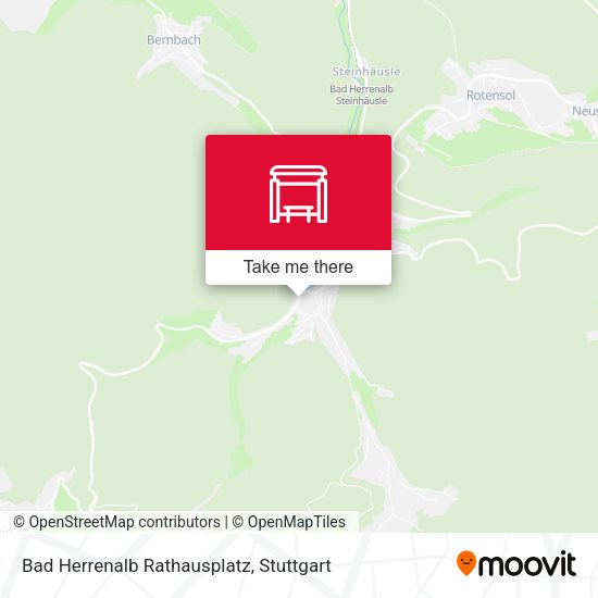 Bad Herrenalb Rathausplatz map