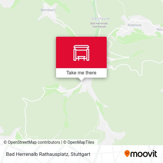 Bad Herrenalb Rathausplatz map