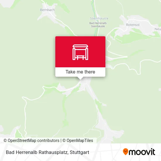 Карта Bad Herrenalb Rathausplatz