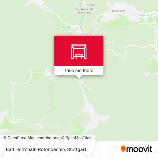 Карта Bad Herrenalb Rotenbächle