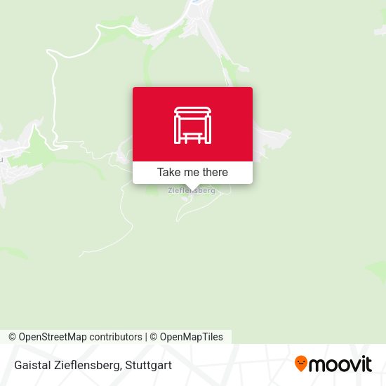 Gaistal Zieflensberg map