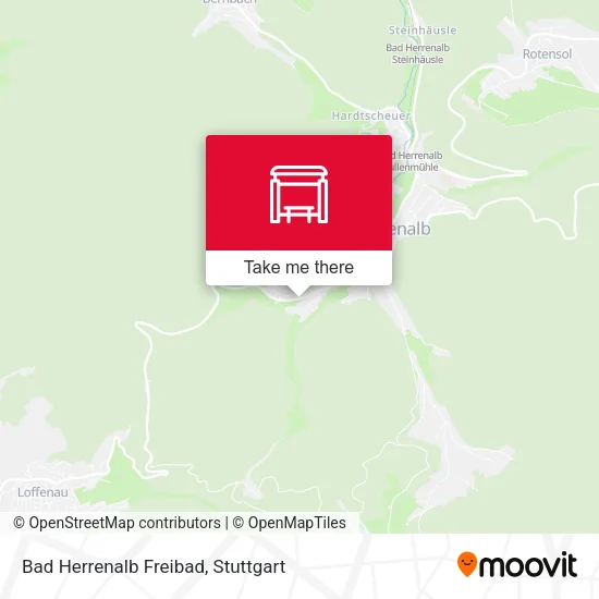 Карта Bad Herrenalb Freibad