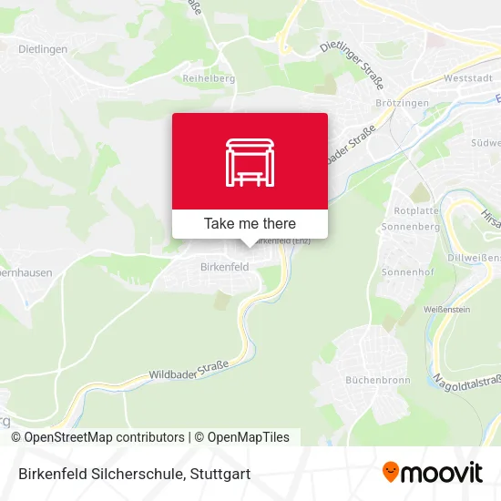 Карта Birkenfeld Silcherschule